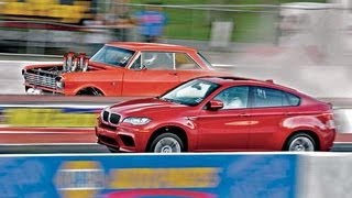 2010 BMW X6 M Triathlon  CAR and DRIVER [upl. by Drugge257]