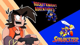 Korczak streams Rocket Knight Adventures  Sparkster Rocket Knight Adventures 2 [upl. by Osner]