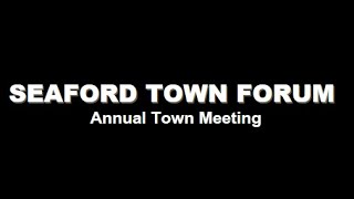 Seaford Town Forum 2352023 [upl. by Sutherland]