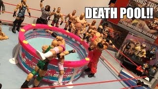 GTS WRESTLING Dead Pool WWE Figure Matches Animation Mattel Elite Action Figure Toys [upl. by Nuahs931]