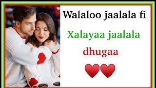 🛑walaloo jaalala fi xalayaa jaalala dhugaa ♥️♥️ [upl. by Eellah568]