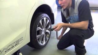 Changing a Tire on a Honda Vehicle  Don Jacobs Honda  Lexington KY [upl. by Ynez]