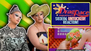 Drag Race Philippines Season 3 Episode 6 quotUNTUCKEDquot REACTION  Dont DRAG Us [upl. by Aronal]