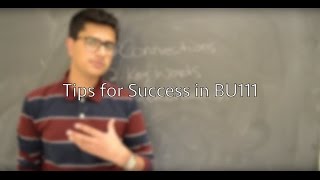 Tips for Success in BU111 [upl. by Tobie73]