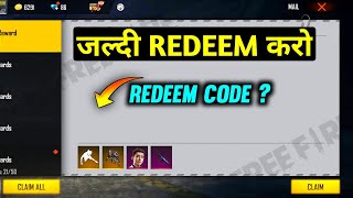 TODAY FFIC REDEEM CODE REWARDS [upl. by Elokin]