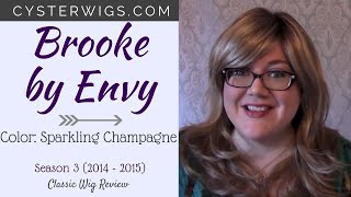 CysterWigs Wig Review Brooke by Envy Color Sparkling Champagne S3E166 2015 [upl. by Hendrickson]