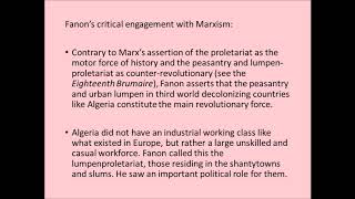 Fanon and Decolonization [upl. by Llecrep]