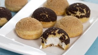 Choux au Craquelin  Crispy Cream Puffs [upl. by Vitkun755]