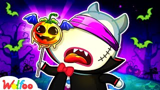 No No Halloween Flavour Lollipop  Wolfoo Survived World’s Most Haunted Party 🤩 Wolfoo Kids Cartoon [upl. by Niledam]