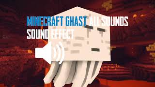 MINECRAFT GHAST ALL SOUNDS  SOUND EFFECT 1 HOUR [upl. by Jermyn]