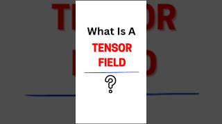 What Is A Tensor Field in Physics  Tensor Calculus for General Relativity shorts [upl. by Reffotsirhc954]