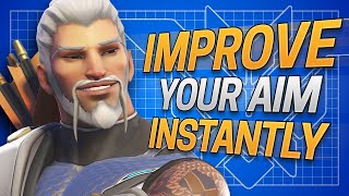 How to Aim the EASY WAY  Overwatch 2 Guide [upl. by Llennahc]