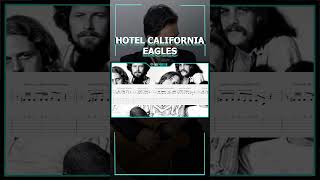 Hotel California  Eagles  Guitar Tutorial TAB EASY  Sheet Music [upl. by Allana]