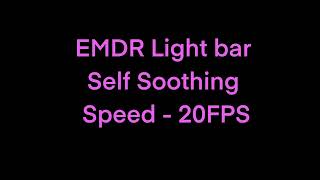 Self EMDR at home help trauma recovery ptsdcptsd light bar tutorial fastest speed [upl. by Narhem352]