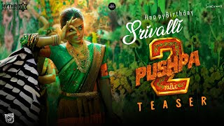 Pushpa 2 Srivallis FIRST look Teaser  Allu Arjun  Rashmika Mandanna  Sukumar  Tupaki Filmy [upl. by Aihseyt658]