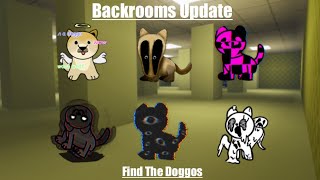 🧌Backrooms Update  Find The Doggos Roblox🧌 [upl. by Krever]