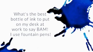 What Ink Bottle Says quotI Use Fountain Pensquot  QampA Slices [upl. by Katti973]