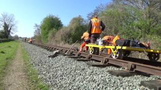 Cambrian Heritage Railways working party 8th April 17 [upl. by Airotcivairam]