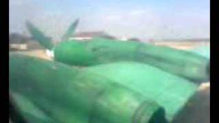 Ilyushin Il18 takeoff in Somaliland [upl. by Gerianna]