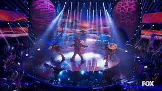 The Masked Singer 12  Buffalos sing Africa by Toto [upl. by Septima]