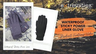 Waterproof Sticky Power Liner Glove  Waterproof Stretch Gloves  Extremities [upl. by Canice357]