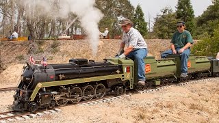 Firing up and running the Canadian National 6060 482 live steam locomotive [upl. by Reg]