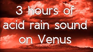 🎧 ☁ Acid rain on Venus sound in high quality white noise ASMR Space sounds Connect to the universe [upl. by Sugihara6]