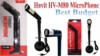 Havit HVM80 Microphone For New Youtuber  M80 Review amp Unboxing Bangla  Best Microphone M80 [upl. by Janella]