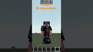 Netherite armour in Minecraft PEFire splash gaming minecraft cartoon moments minecraftyoutube [upl. by Budworth]