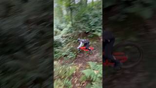 New mtb jump in the local woods bike mountainbiking mountianbiking commencalbikes mtbfun [upl. by Mikihisa]