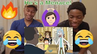 Rick went savage on Obama Rick and Morty in the Oval Office  Rick and Morty Reaction [upl. by Roberta899]