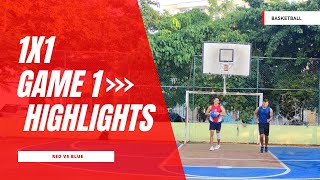 1x1 Half Court  Game 1 Highlights [upl. by Kenwee]