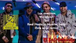 Brytiago ft Darell amp mas Asesina Remix Letra [upl. by Criswell]