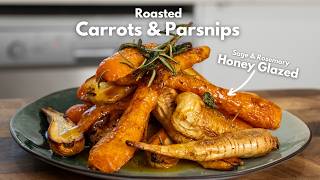 Honey Glazed Carrots and Parsnips  Super Easy Christmas Side Dish [upl. by Idak]