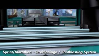 Kaltenbach Shotblast Systems in a full 3 D Animation [upl. by Dorfman608]