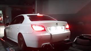 BMW E60 535i mhd stage 2  dyno Run [upl. by Sallyanne372]