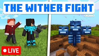 ANOTHER WITHER BATTLE  THE LAST MOBS for now  Minecraft Bedrock Live 🔴 [upl. by Leona]