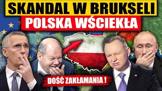 POLSKA OSTRO REAGUJE NA SKANDAL W BRUKSELI [upl. by Nerro]