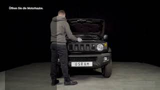 OSRAMs erste legale H4LED Nachrüstlampe ist da NIGHT BREAKER LED Einbauvideo für den Suzuki Jimny [upl. by Daphne]