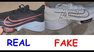 Nike air zoom tempo real vs fake How to spot original Nike Air ZOOMX Tempo Next  shoes [upl. by Aisset425]