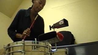 Tisa Mathis Timbales practice  Baqueteo and Paseo [upl. by Nimocks970]