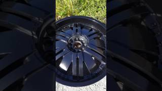 Best black to use to paint chrome rims black [upl. by Agustin]