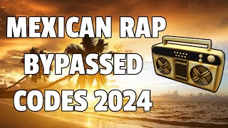 LOUD MEXICAN RAP Roblox Ids WORKING 2024 [upl. by Jabin]