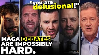 Insanely Difficult Piers Morgan Debate w MAGA Derail Into Screaming Match [upl. by Supen968]