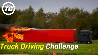 Truck Driving Challenge Part 2 Alpine Course Race  Top Gear  BBC [upl. by Philly]