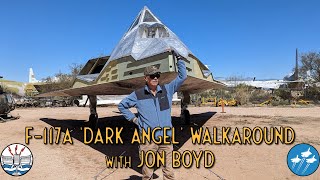 F117A Nighthawk Dark Angel Walkaround with Stealth Fighter Pilot Jon Boyd [upl. by Noiro677]