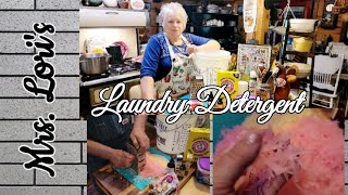 Mrs Loris Homemade Laundry Detergentmoney saving [upl. by Giwdul]