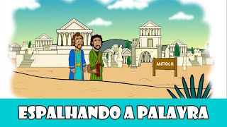 DESENHOS BÍBLICOS  ESPALHANDO A PALAVRA [upl. by Eugenie]