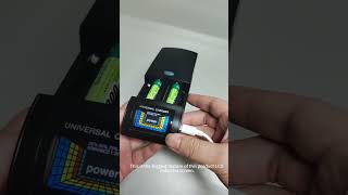 1 2V NiMH battery charging demonstrationbatteries chargers [upl. by Idnym]