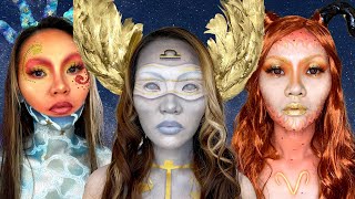 Zodiac Signs Tiktok Makeup Challenge Transformation Compilation 2021 [upl. by Oirrad]